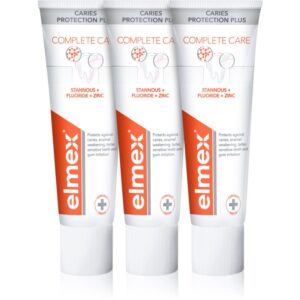 Elmex Caries Protection Complete Care pastă de dinți revigorantă 6+ ani 3x75 ml-ro