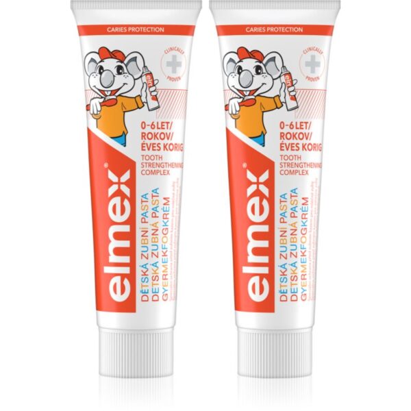 Elmex Caries Protection Kids pastă de dinți pentru copii 2 x 50 ml-ro
