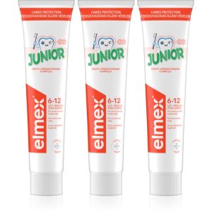 Elmex Junior 6-12 Years Pasta de dinti pentru copii. 3x75 ml-Țena