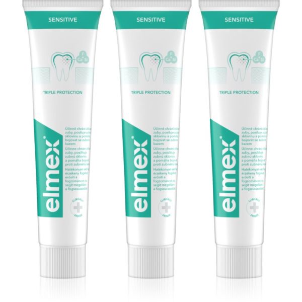 Elmex Sensitive Pasta pentru dinti sensibili 3x75 ml-ro