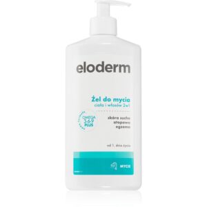 Eloderm Body & Hair Shower Gel gel de duș pentru corp și păr pentru nou-nascuti si copii 400 buc-Țena