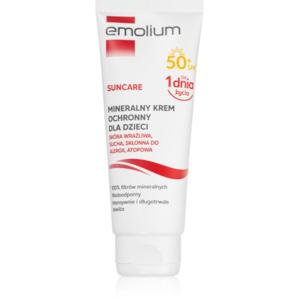 Emolium Sun Care crema de fata cu minerale pentru protectie pentru copii SPF 50+ 50 ml-ro