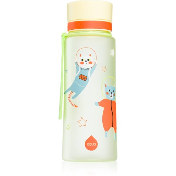 Equa Kids sticlă pentru apă pentru copii Space Catos 600 ml-Țena