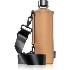 Equa Mismatch Crossbody sticlă pentru apă + husă culoare Maple 750 ml-Țena