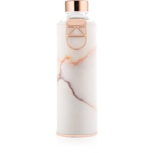 Equa Mismatch sticlă pentru apă + husă din piele artificială culoare Lava 750 ml-Țena