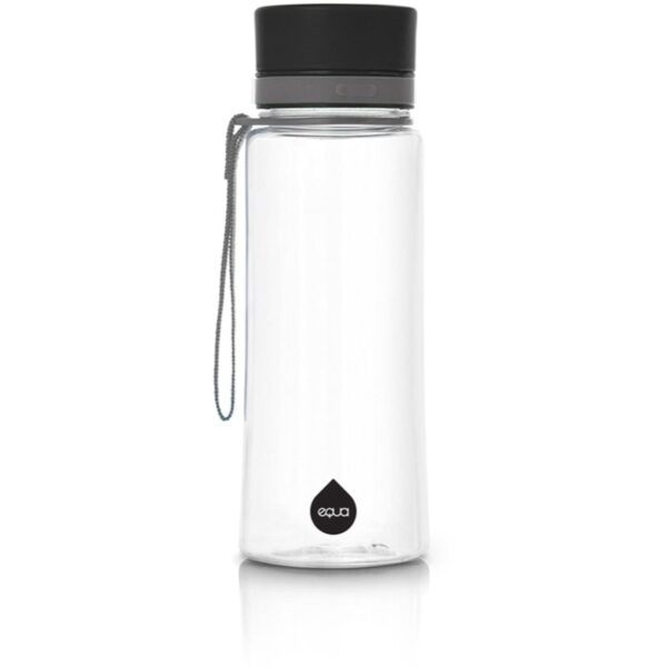 Equa Plain sticlă pentru apă culoare Black 600 ml-ro