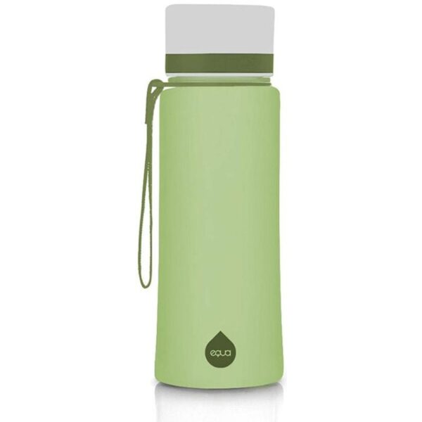 Equa Plain sticlă pentru apă culoare Olive 600 ml-ro