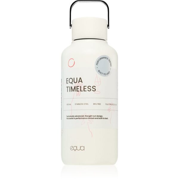 Equa Timeless sticlă inoxidabilă pentru apă mica culoare C'est La Vie 600 ml-Țena
