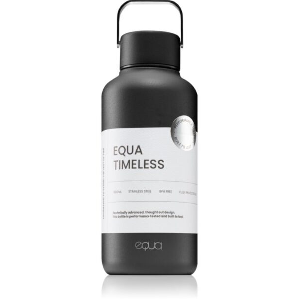 Equa Timeless sticlă inoxidabilă pentru apă mica culoare Dark 600 ml-ro