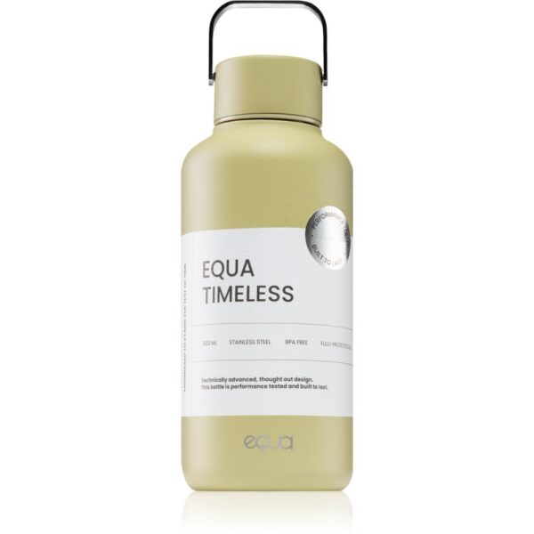 Equa Timeless sticlă inoxidabilă pentru apă mica culoare Matcha 600 ml-Țena