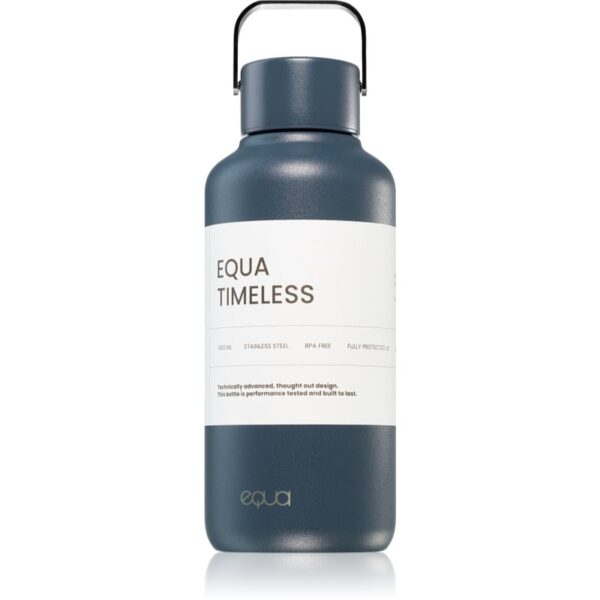 Equa Timeless sticlă inoxidabilă pentru apă mica culoare Navy 600 ml-ro