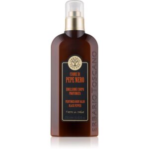 Erbario Toscano Cuore di Pepe Nero balsam de corp parfumat pentru barbati 250 ml-Țena