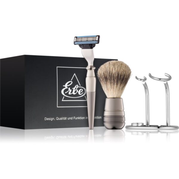 Erbe Solingen Shave Razor 6433 Mach 3 Titan set pentru bărbierit pentru bărbați-ro
