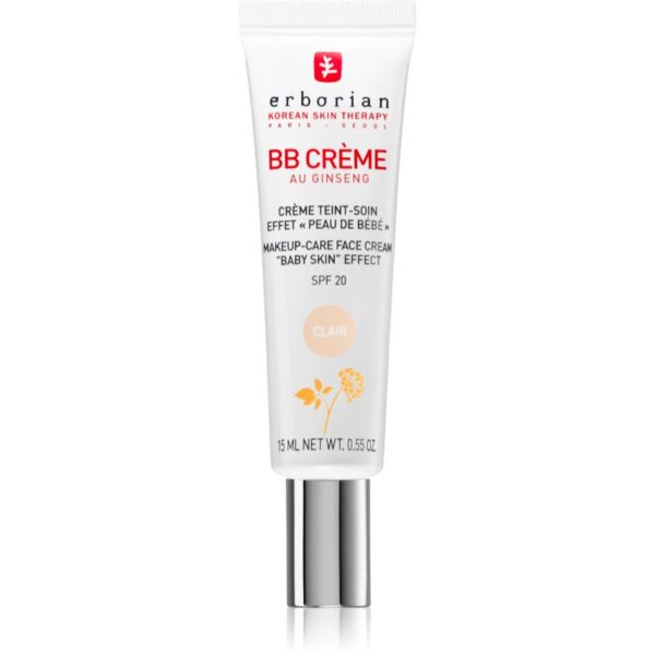 Erborian BB Cream lotiuni tonice pentru piele perfectă în căutarea SPF 20 pachet mic culoare Clair 15 ml-ro