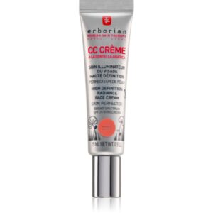 Erborian CC Crème Centella Asiatica Crema radianta pentru o piele uniformă ton SPF 25 pachet mic culoare Doré 15 ml-ro