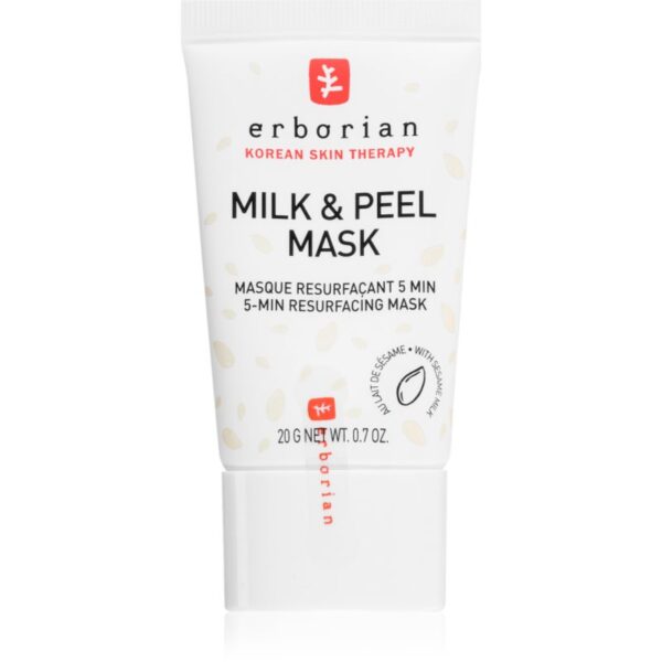 Erborian Milk & Peel masca pentru exfoliere pentru strălucirea și netezirea pielii 20 g-ro