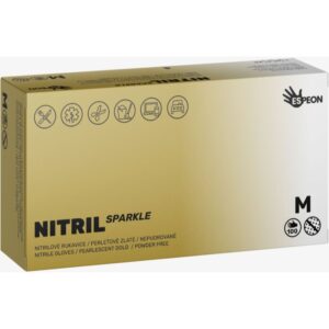 Espeon Nitril Sparkle Pearlescent Gold mănuși din nitril