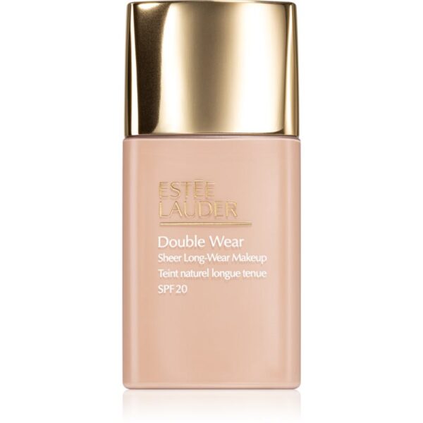 Estée Lauder Double Wear Sheer Long-Wear Makeup SPF 20 make-up usor matifiant SPF 20 culoare 1C1 Cool Bone 30 ml-Țena