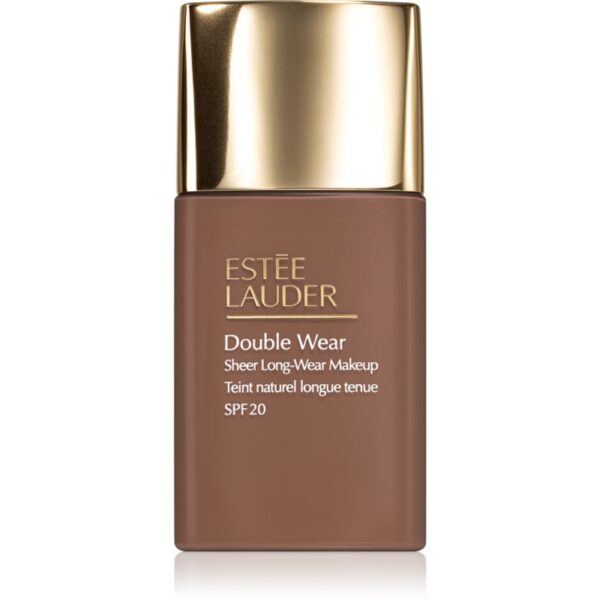 Estée Lauder Double Wear Sheer Long-Wear Makeup SPF 20 make-up usor matifiant SPF 20 culoare 8N1 Espresso 30 ml-Țena
