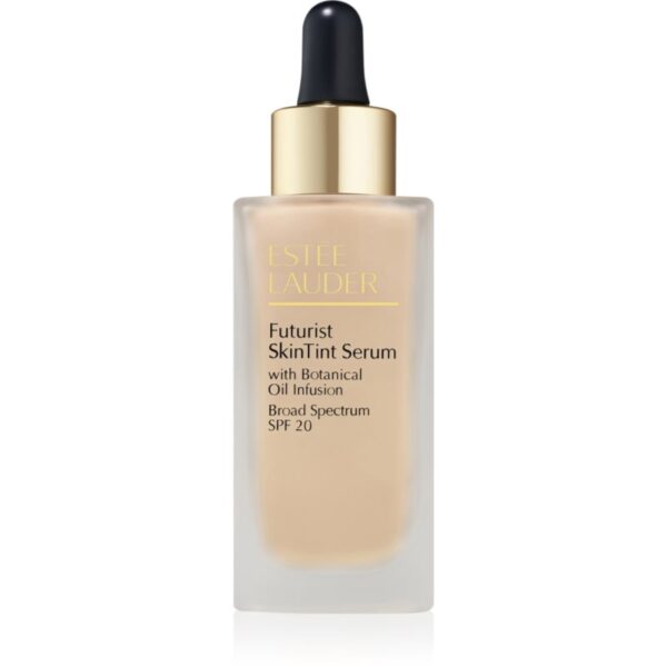 Estée Lauder Futurist SkinTint Serum Foundation With Botanical Oil Infusion SPF 20 machiaj de îngrijire SPF 20 culoare 0N1 Alabaster 30 ml-ro