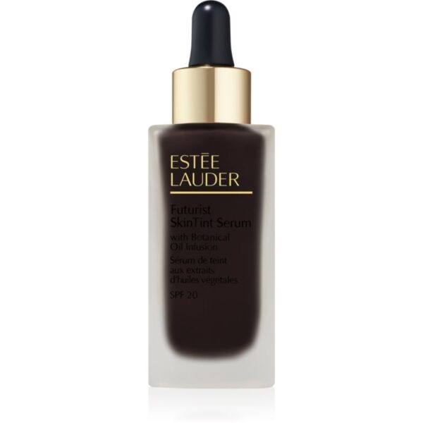 Estée Lauder Futurist SkinTint Serum Foundation With Botanical Oil Infusion SPF 20 machiaj de îngrijire SPF 20 culoare 9N1 Ebony 30 ml-ro