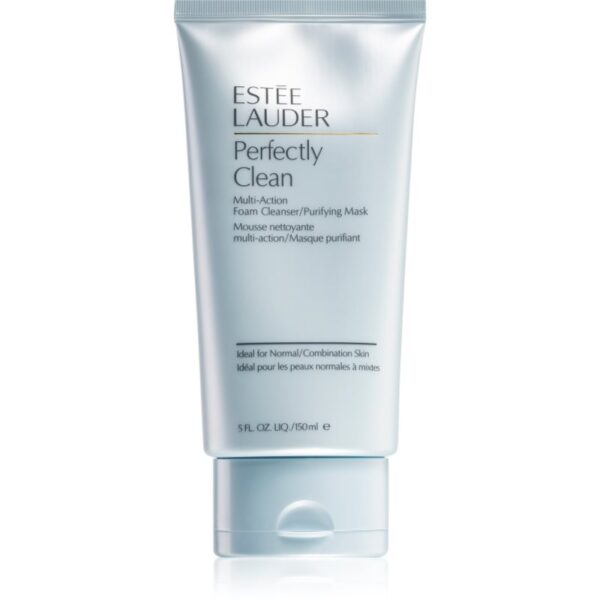 Estée Lauder Perfectly Clean Multi-Action Foam Cleanser/Purifying Mask spuma de curatare 2 in 1 150 ml-ro