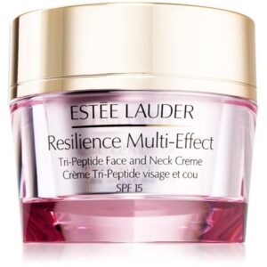 Estée Lauder Resilience Multi-Effect Tri-Peptide Face and Neck Creme SPF 15 cremă intens hrănitoare pentru piele normală și mixtă SPF 15 50 ml-Țena