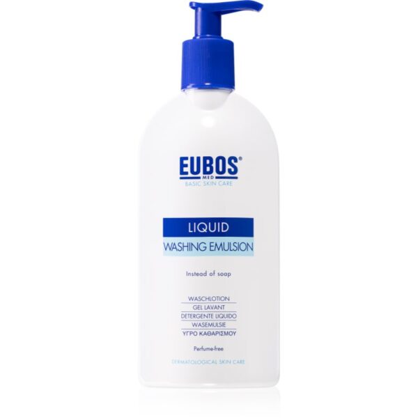 Eubos Basic Skin Care Blue emulsie pentru spalare fara parfum 400 ml-Țena