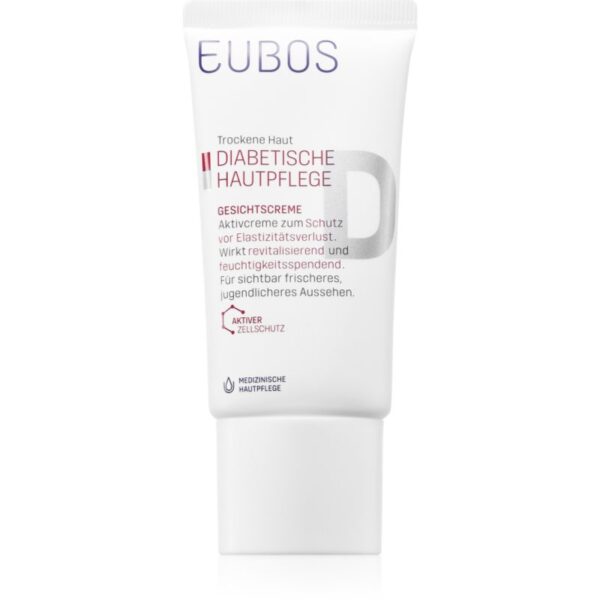 Eubos Diabetic Skin Care Face Cream crema de fata pentru piele uscata spre sensibila 50 ml-Țena