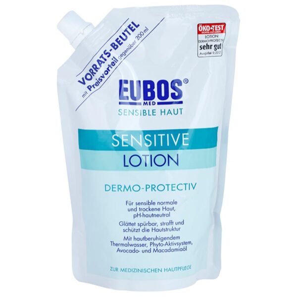 Eubos Sensitive lapte protector pentru piele uscata si sensibila Refil 400 ml-ro