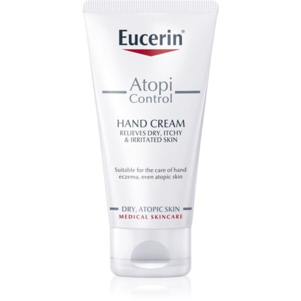 Eucerin AtopiControl crema de maini pentru piele uscata spre atopica cu extract de ovăz 75 ml-Țena
