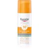 Eucerin Sun Oil Control Tinted gel cremă pentru plajă SPF 50+ culoare Light 50 ml-Țena