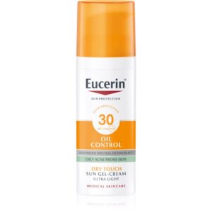 Eucerin Sun Oil Control crema-gel cu efect de protectie a fetei SPF 30 50 ml-Țena