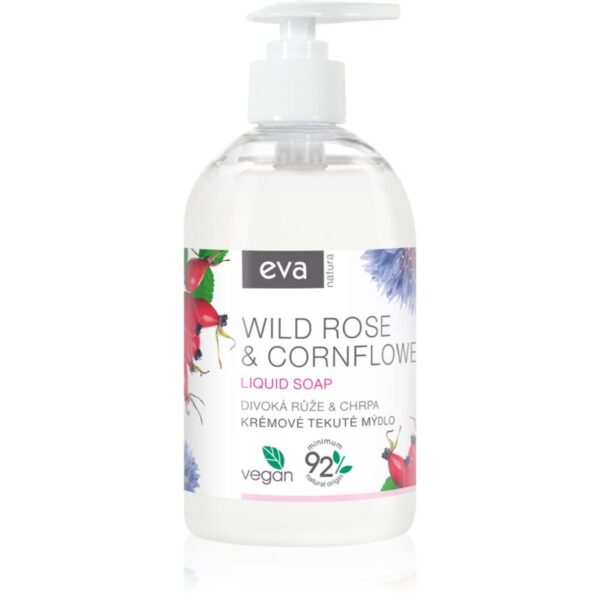 Eva Natura Wild rose & Cornflower Sapun lichid de maini 500 ml-Țena