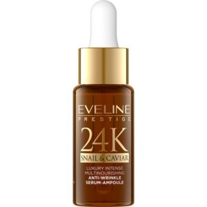 Eveline Cosmetics 24K Snail & Caviar ser antirid extract de melc 18 ml-ro