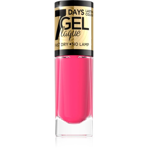 Eveline Cosmetics 7 Days Gel Laque Nail Enamel gel de unghii fara utilizarea UV sau lampa LED culoare 47 8 ml-Țena