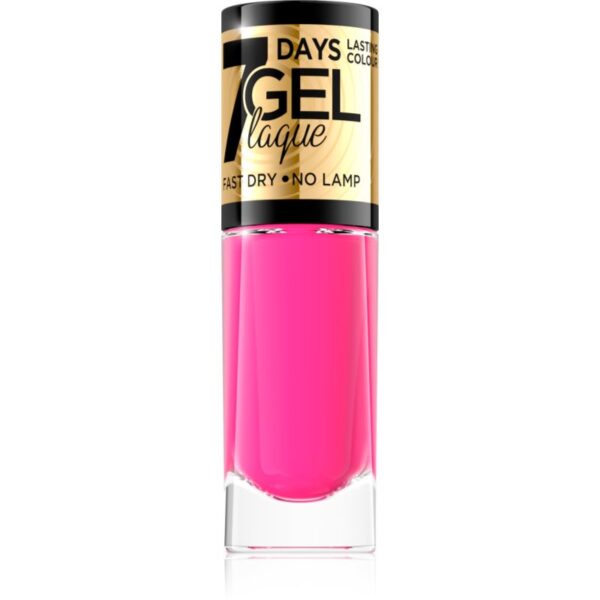 Eveline Cosmetics 7 Days Gel Laque Nail Enamel gel de unghii fara utilizarea UV sau lampa LED culoare 48 8 ml-Țena