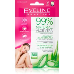 Eveline Cosmetics 99% Natural Aloe Vera gel calmant dupa epilare 2x5 ml-ro