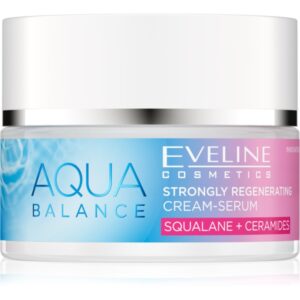 Eveline Cosmetics Aqua Balance Squalane + Ceramides crema Intensiv Regeneratoare cu efect de hidratare 50 ml-ro