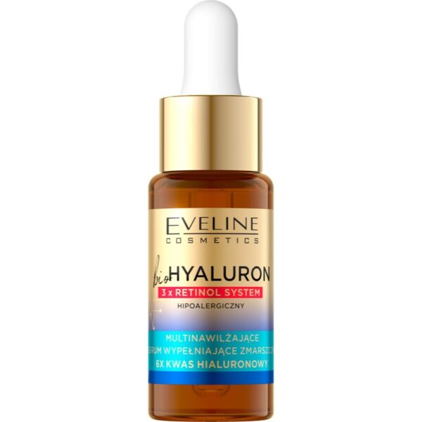 Eveline Cosmetics Bio Hyaluron 3x Retinol System ser de umplere a ridurilor 18 ml-Țena