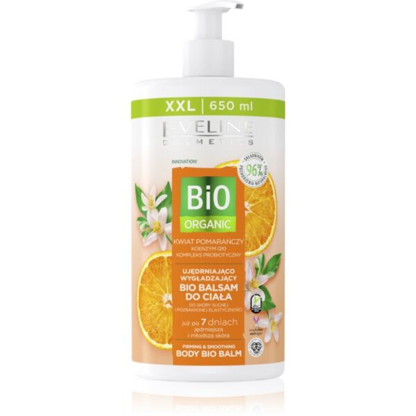 Eveline Cosmetics Bio Organic Balsam de corp relaxant cu efect de întărire 650 ml-ro