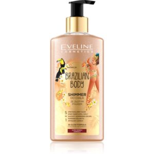 Eveline Cosmetics Brazilian Body emulsie pentru corp cu particule stralucitoare 150 ml-ro