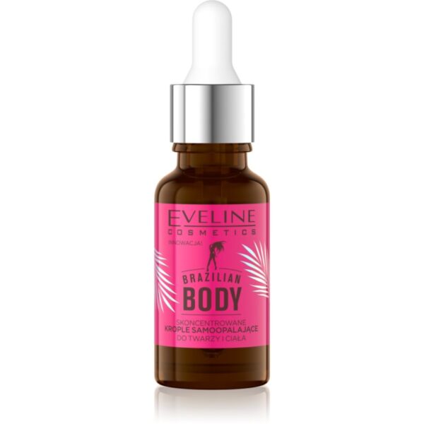 Eveline Cosmetics Brazilian Body picaturi pentru bronzare pentru fata si corp 18 ml-ro