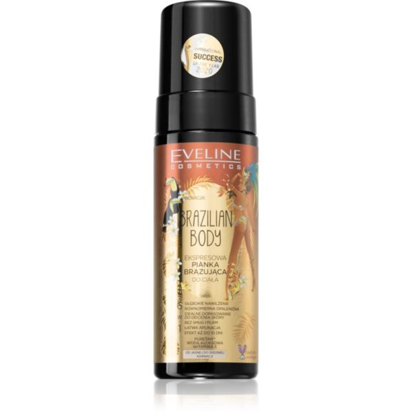 Eveline Cosmetics Brazilian Body spumă autobronzantă pentru un bronz rapid 150 ml-ro