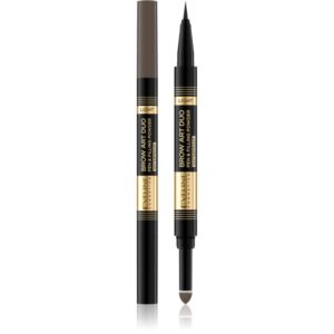 Eveline Cosmetics Brow Art Duo creion dermatograf cu două capete pentru sprâncene culoare Light 8 g-ro