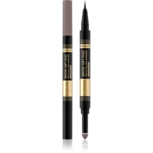 Eveline Cosmetics Brow Art Duo creion dermatograf cu două capete pentru sprâncene culoare Medium 8 g-ro
