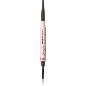 Eveline Cosmetics Brow & Go! creion pentru sprâncene rezistent la apă perie 2 in 1 culoare Dark Brown 4 g-Țena