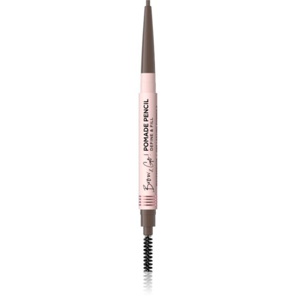 Eveline Cosmetics Brow & Go! creion pentru sprâncene rezistent la apă perie 2 in 1 culoare Taupe 4 g-Țena