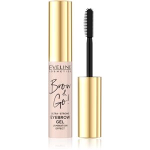 Eveline Cosmetics Brow & Go! gel pentru sprancene cu fixare foarte puternica 6 ml-ro