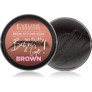 Eveline Cosmetics Brow & Go! săpun de styling pentru sprâncene culoare Brown 25 g-ro